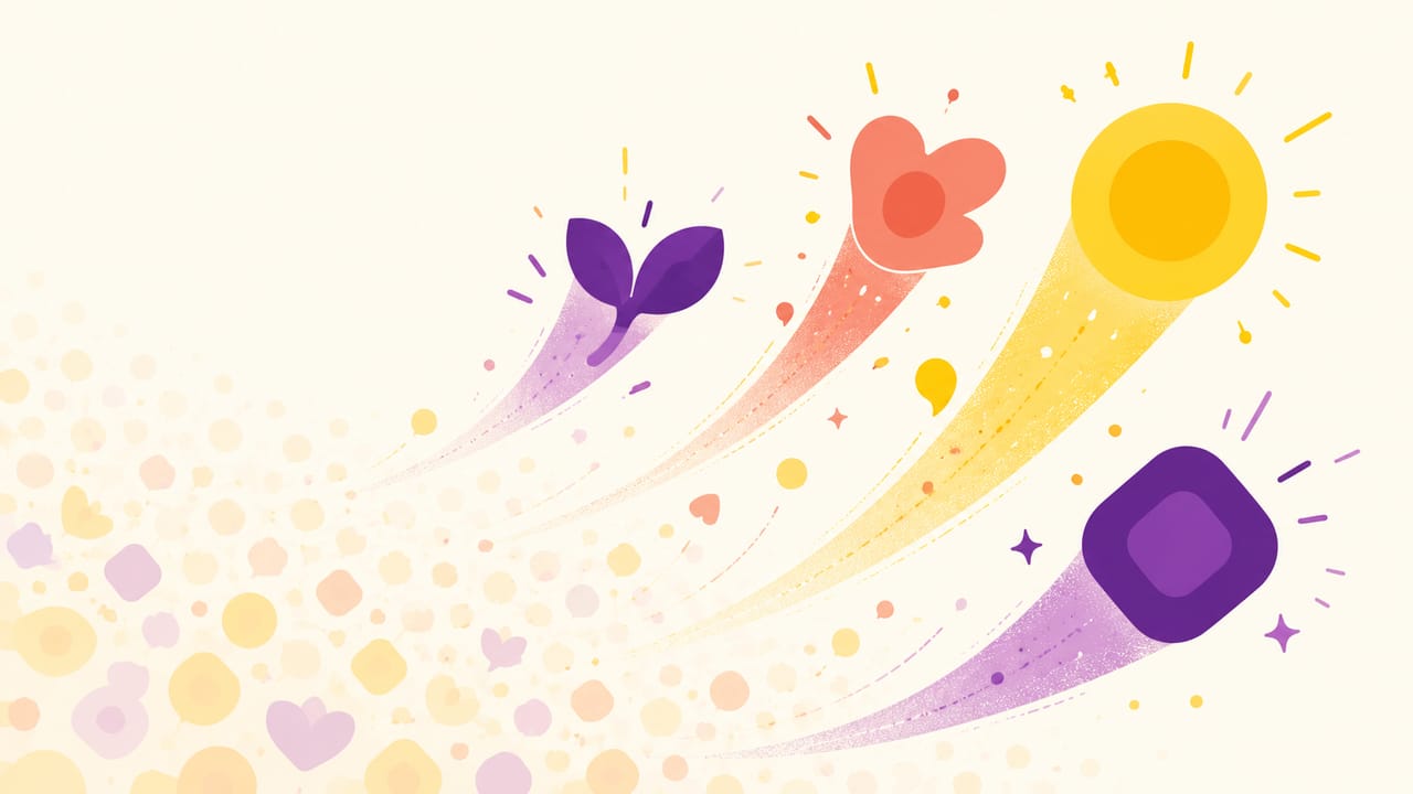 Abstract illustration: investments lifting off once spend is pointed at what works.